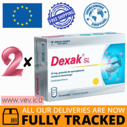 Dexak SL 25 mg 2p x 20 sachets  — Made in Germany — Free Delivery