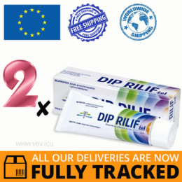 2 x DIP RILIF GEL 100G — MADE IN HUNGARY — FREE SHIPPING
