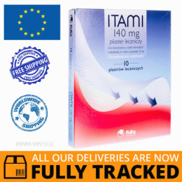 ITAMI 140MG MEDICATED PLASTERS 10 PCS — MADE IN GERMANY — FREE SHIPPING