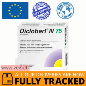 Dicloberl N 75 solution for injection 75 mg/3 ml, 3ml x 5 ampoules — Made in Germany — Free Delivery