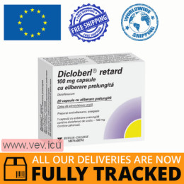 Dicloberl Retard 100mg 20 capsules — Made in Germany — Free Delivery