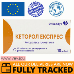 Ketorol Express 10mg,10 dispersible tablets — Made in India — Free Delivery