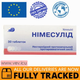 Nimesulid 100mg 30 tablets — Made in Ukraine — Free Delivery