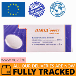 Nimid Forte 100mg 100 tablets — Made in India — Free Delivery