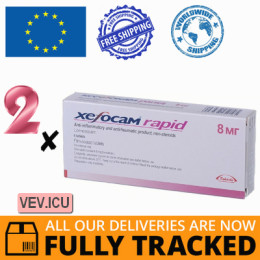 Xefocam Rapid 8mg, 2p x 6 tablets — Made in Germany — Free Delivery
