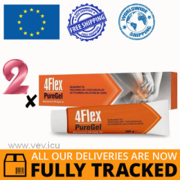 2 x 4FLEX PUREGEL 100MG, 100G - MADE IN CANADA - FREE SHIPPING