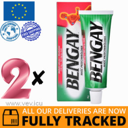 2 x BEN-GAY ANALGESIC OINTMENT 50G - MADE IN POLAND - FREE SHIPPING