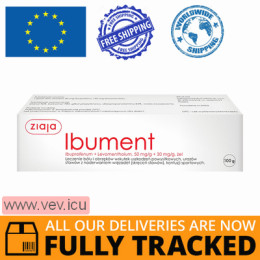 Ibument 50 mg/g + 30 mg/g, gel, 100g — Made in Poland — Free Delivery