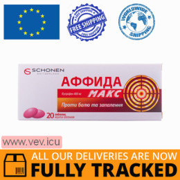 Affida Max 400 mg 20 tablets — Made in Netherlands — Free Delivery