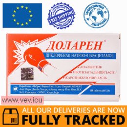 Dolaren 100 tablets — Made in India — Free Delivery