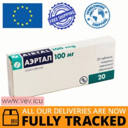 Airtal 100mg 60 tablets — Made in Hungary — Free Delivery