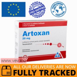 Artoxan lyophilisate for solution for injection 20 mg in vial 3 pcs + solvent 2 ml 3 pcs — Made in Turkey — Free Delivery