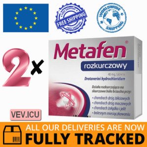 Metafen diastolic 40 mg, 2p x 40 tablets — Made in Poland — Free Delivery