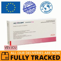 Xefocam, powder for solution for injection 8mg x 5 vials — Made in Austria — Free Delivery