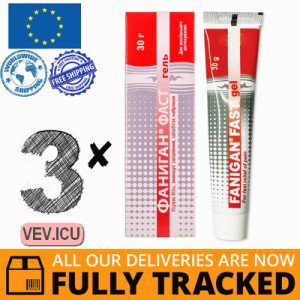Fanigan Fast gel 3p x 30g — Made in India — Free Delivery
