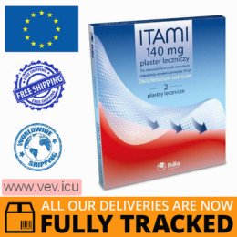 Itami 140 mg medicated plasters 2 pcs — Made in Germany — Free Delivery