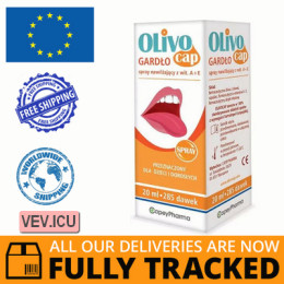 Olivocap Throat, moisturizing spray with vitamin A + E, 20 ml — Made in Poland — Free Delivery