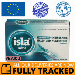 Isla Mint 60 lozenges — Made in Germany  — Free Delivery