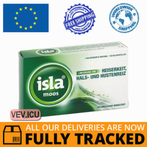  Isla Moos 60 lozenges — Made in Germany  — Free Delivery