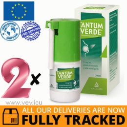 2 x TANTUM VERDE AEROSOL 30ML — MADE IN ITALY — FREE SHIPPING