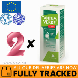 2 x TANTUM VERDE FORTE AEROSOL 15ML — MADE IN ITALY — FREE SHIPPING
