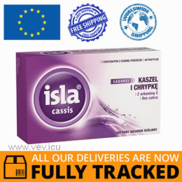 Isla Cassis 60 lozenges — Made in Germany  — Free Delivery