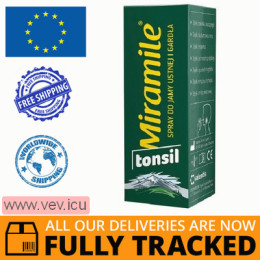 Miramile Tonsil, mouth and throat spray, 30ml — Made in Poland — Free Delivery