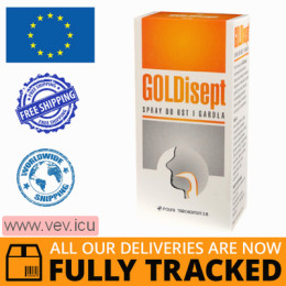 GOLDisept mouth and throat spray 25ml — Made in Poland — Free Delivery