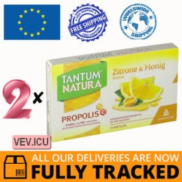 Tantum Natura, lemon-honey flavor, 2p x 15 lozenges — Made in Poland — Free Delivery