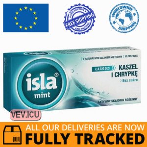 Isla Mint 30 lozenges — Made in Germany  — Free Delivery