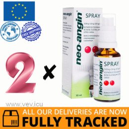 2 x NEO-ANGIN N AEROSOL 30ML - MADE IN GERMANY - FREE SHIPPING