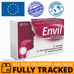 Envil Throat 20 lozenges — Made in Poland by Aflofarm — Free Delivery