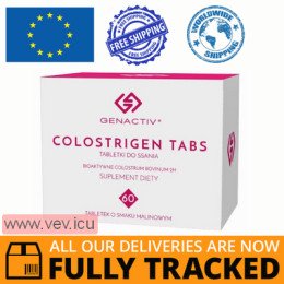 Colostrigen Tabs, raspberry flavor, 60 lozenges — Made in Poland — Free Delivery