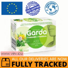 Garda Thyme and coltsfoot, 16 lozenges — Made in Poland — Free Delivery