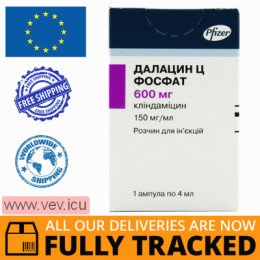 Dalacin C Phosphate solution for injection 150mg/ml, 4 ml x 1 ampoule — Made in Belgium — Free Delivery