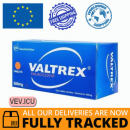 Valtrex 500mg 10 tablets — Made in Spain — Free Delivery