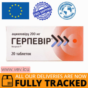 Herpevir aciclovir 200mg (acyclovir) 20 tablets — Made in Ukraine — Free Delivery Herpevir aciclovir 200mg (acyclovir) 20 tablets — Made in Ukraine — Free Delivery