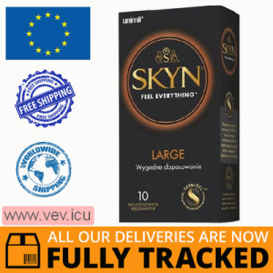 Skyn Large, non-latex condoms, comfortable fit, 10 pcs — Made in Poland — Free Delivery
