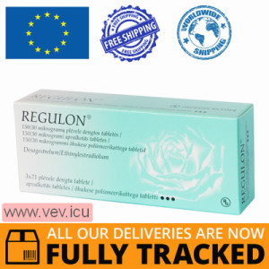 Regulon 0.15mg/0.03mg 63 tablets — Made in Hungary — Free Delivery