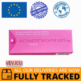 Lactinette - Richter 0.075mg, 28 tablets — Made in Hungary — Free Delivery