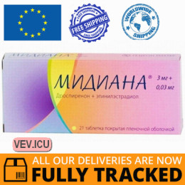 Midiana 21 tablets — Made in Hungary — Free Delivery