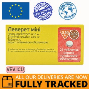 Leverett Mini 0.1mg / 0.02mg, 21 tablets — Made in Spain — Free Delivery
