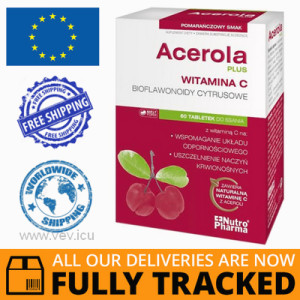 ACEROLA PLUS 60 TABS - MADE IN POLAND - FREE SHIPPING 