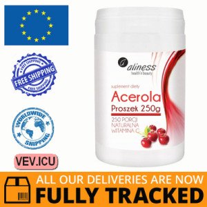 Aliness Acerola powder 250g — Made in Poland — Free Delivery