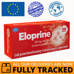 ELOPRINE 500MG 50 TABS — MADE IN POLAND- FREE SHIPPING