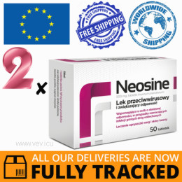 2 x NEOSINE 0,5 G 50 TABS - MADE IN POLAND- FREE SHIPPING