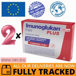Imunoglukan P4H Plus 2p x 5 capsules — Made in Slovakia — Free Delivery
