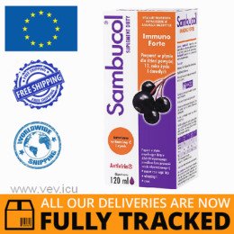SAMBUCOL IMMUNO FORTE (OVER 12 YEARS OF AGE) SYRUP 120ML - MADE IN POLAND - FREE SHIPPING