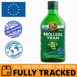 MOLLERS TRAN NORWEGIAN NATURAL 250ML - MADE IN POLAND - FREE SHIPPING