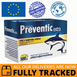 PREVENTIC EXTRA 500MG 60 CAPS - MADE IN POLAND - FREE SHIPPING 